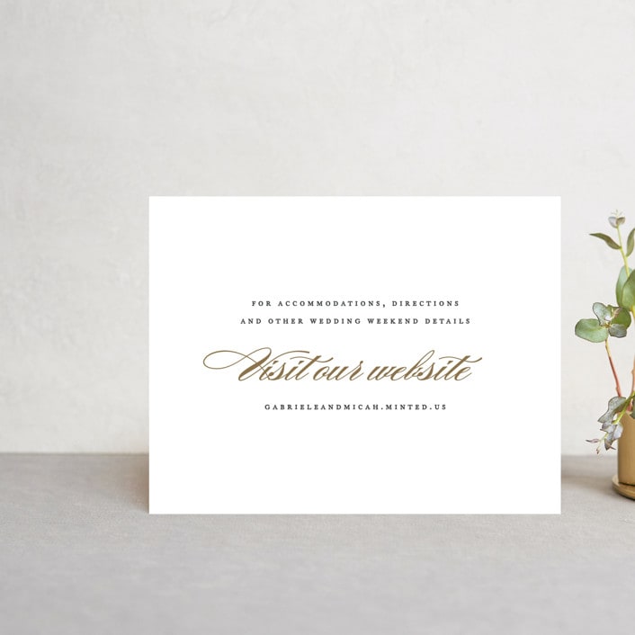 "Flourish" - Direction Cards in Antique by Jennifer Postorino - Front