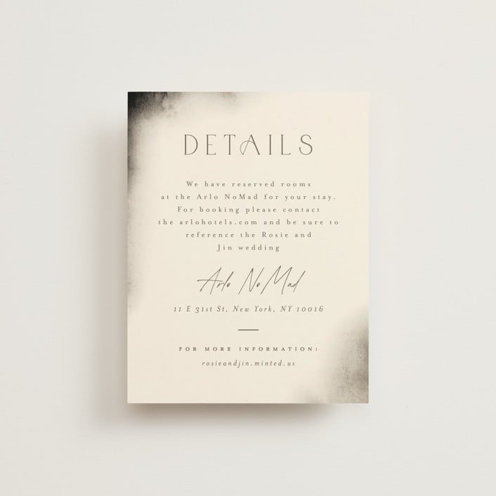 "ataraxia" - Direction Cards in Ivory by Anastasia Makarova - Front