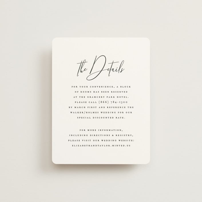"Desire" - Direction Cards in Cotton by Jennifer Postorino - Front
