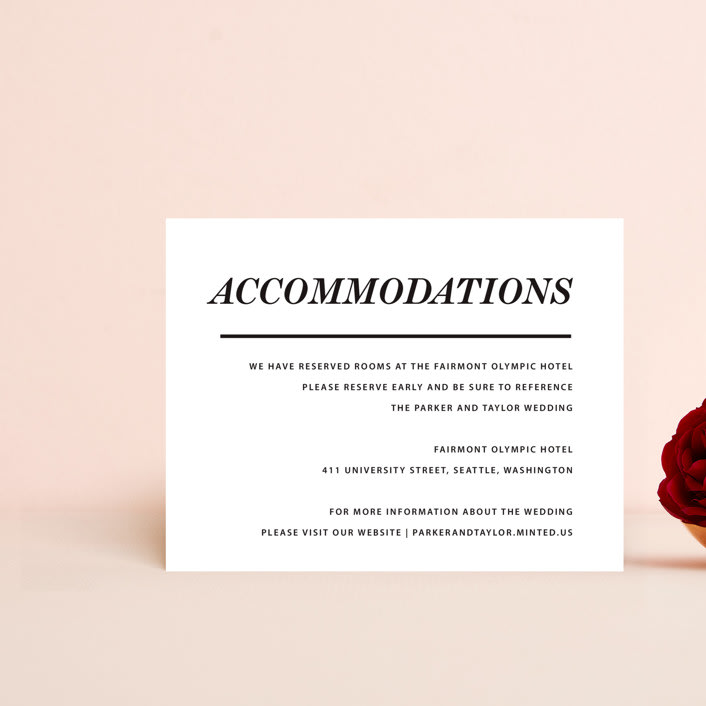 "Slanted" - Direction Cards in Noir by Drango Design - Front