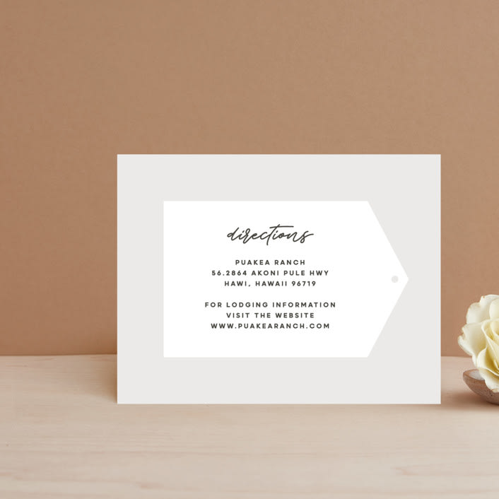 "Destination" - Direction Cards in Mist by Lori Wemple - Front