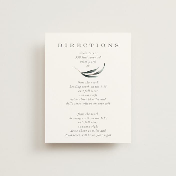 "Maya Rustica" - Direction Cards in Rose by Petra Kern - Front
