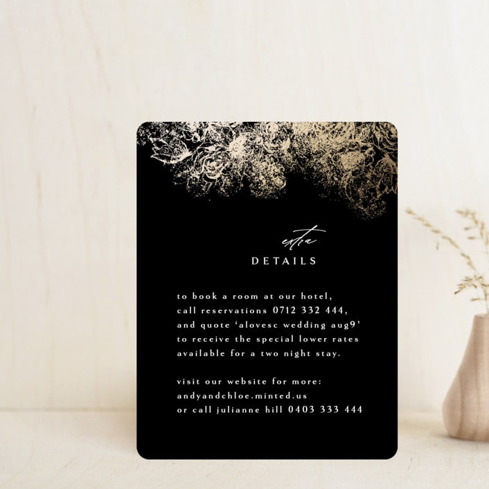 "fairytale dust" - Direction Cards in Midnight by Phrosné Barwood - Front