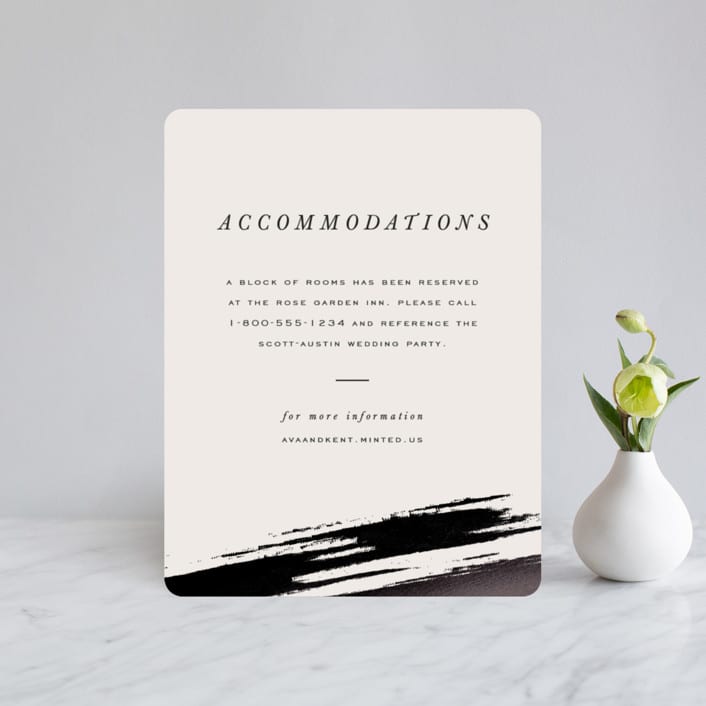 "Halcyon" - Direction Cards in Tuxedo by Leah Bisch - Front