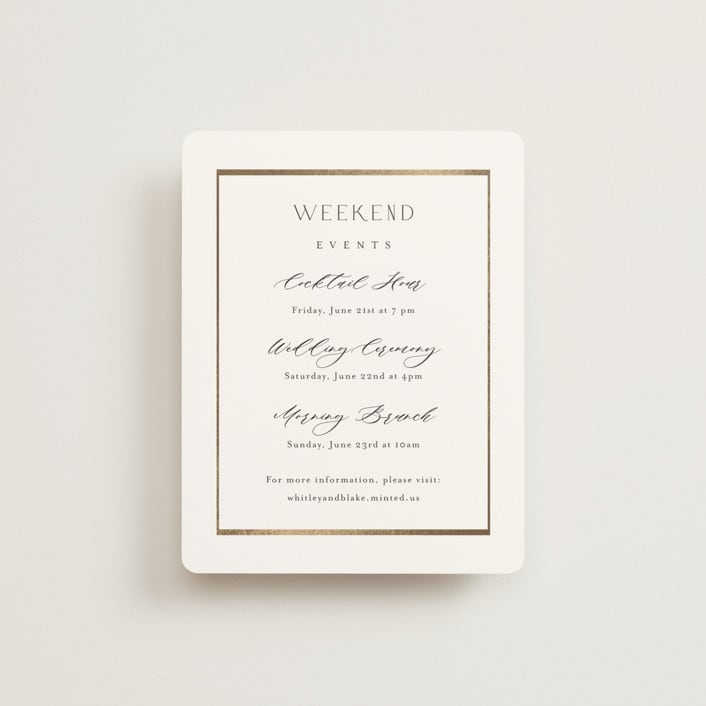 "Luster" - Direction Cards in Cotton by Stacey Meacham - Front