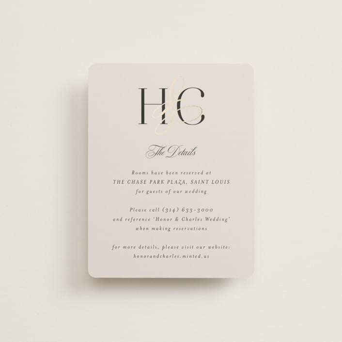 "HONOR" - Direction Cards in Ivory by Melanie Kosuge - Front