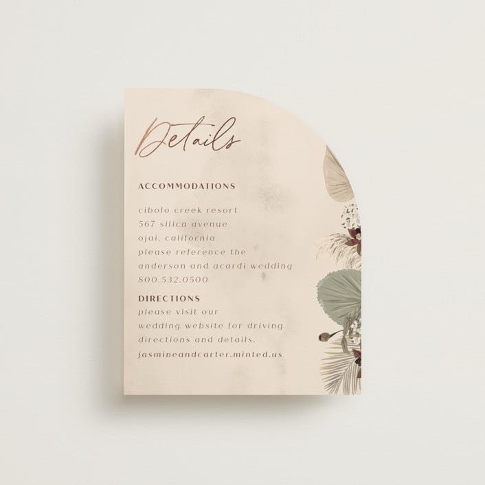 "Jasmine" - Direction Cards in Dusk by Susan Moyal - Front