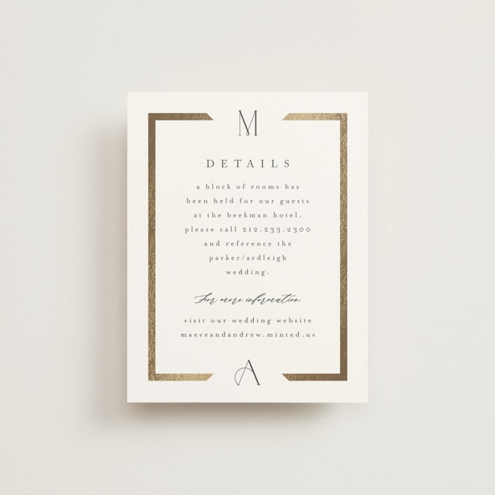 "Chisel" - Direction Cards in Quartz by Kristie Kern - Front
