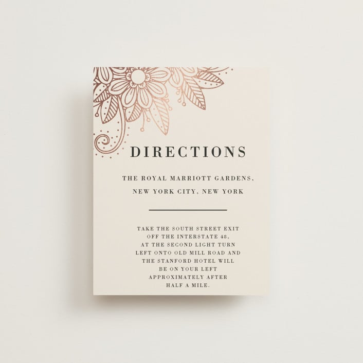 "Mandala Corners" - Direction Cards in Peony by Oma N. Ramkhelawan - Front