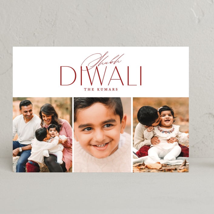 "Three of a kind" - Diwali Cards in Fiery by Erin L. Wilson - Front