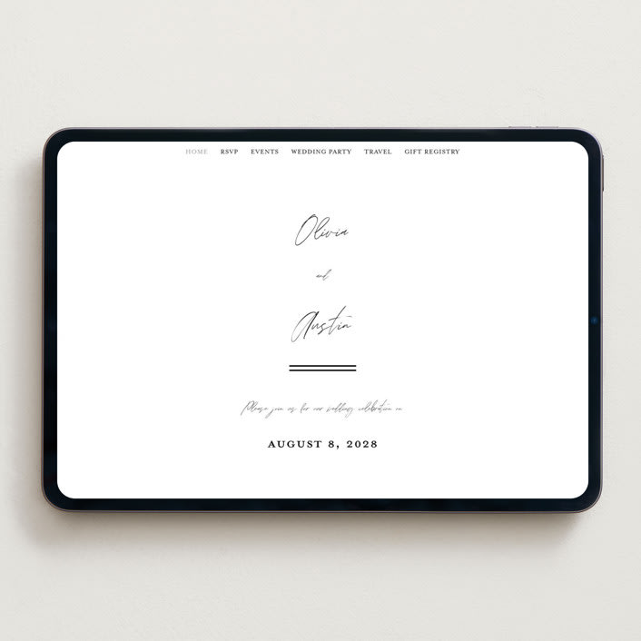"Merge" - Wedding Website in Cloud by Pixel and Hank - Desktop Design