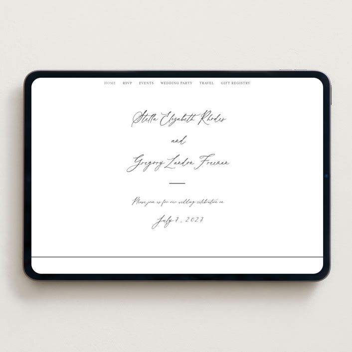 "Ever classic" - Wedding Website in Ever Classic by Design Lotus - Desktop Design