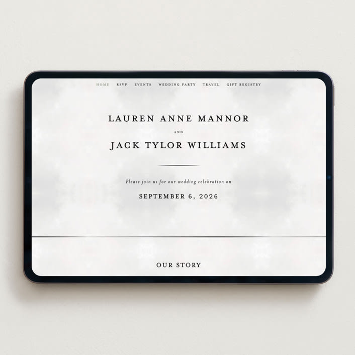 "montagna" - Wedding Website in Forest by Petra Kern - Desktop Design