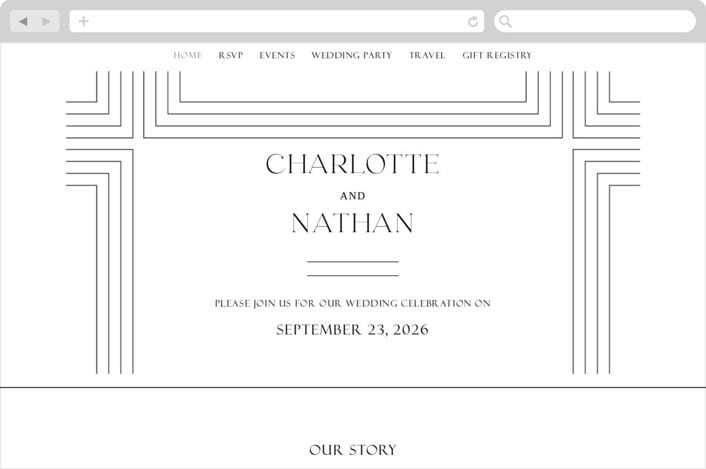 "contemporary photo" - Wedding Website in Cloud by Erin Deegan - Desktop Design