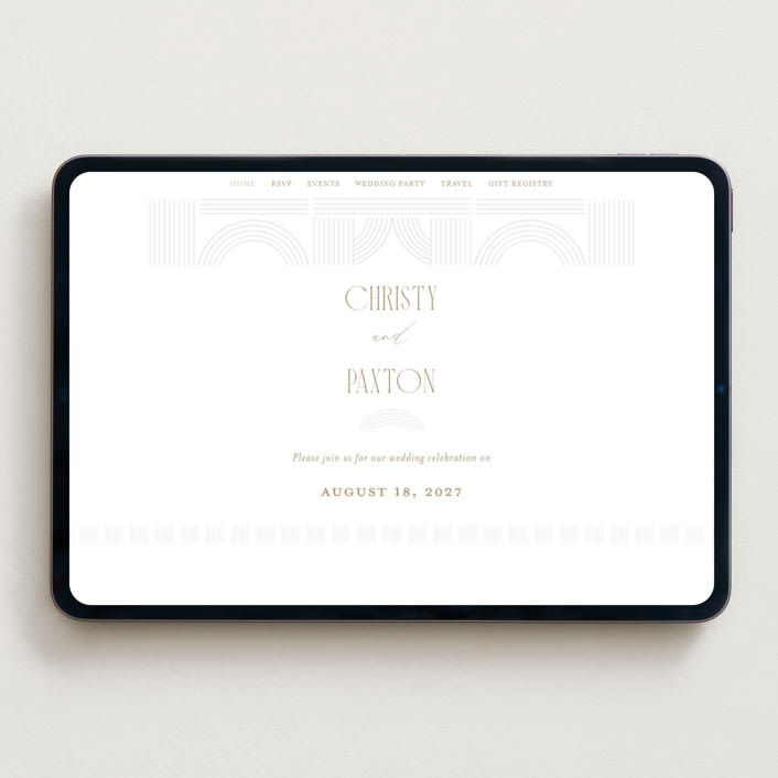 "Framed Elegance" - Wedding Website in Framed Elegance by Creo Study - Desktop Design