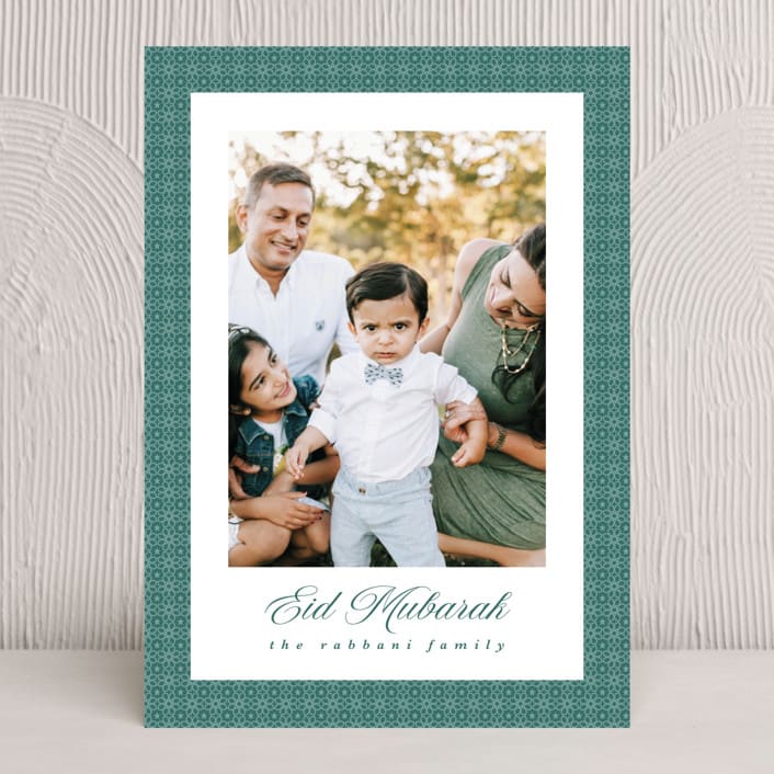 "Lantern" - Eid Cards in Grass by Angela Garrick - Front