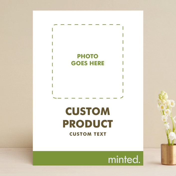 "Portrait" - Engagement Party Invitations in Charcoal by Minted - Front