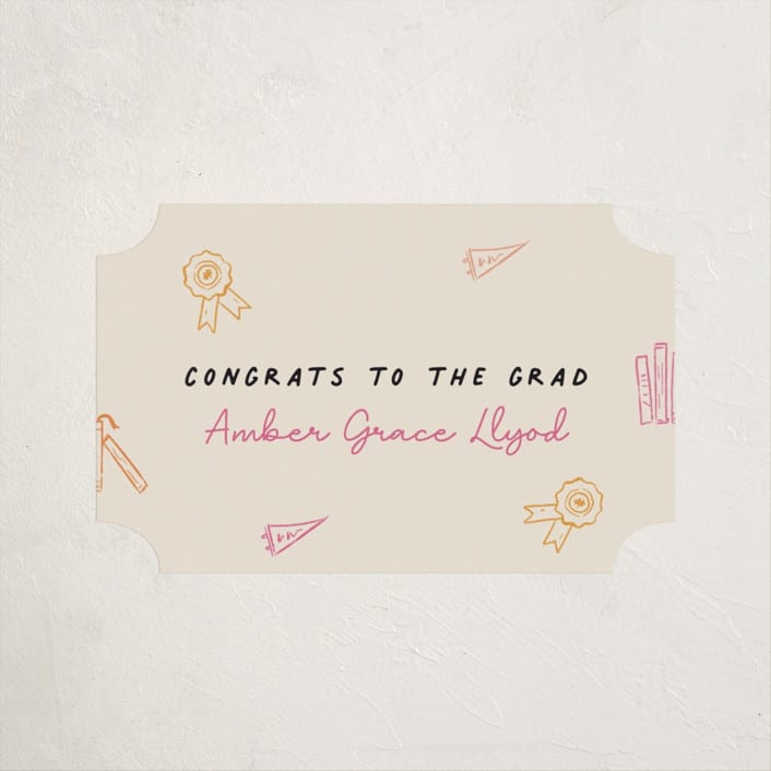 "Iconic" - Graduation Stickers in Fruitloop by Vera Lim - Front