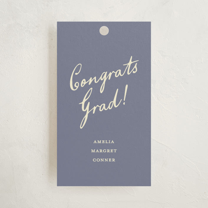 "Chunk" - Graduation Favor Tags in Funky by Pixel and Hank - Front
