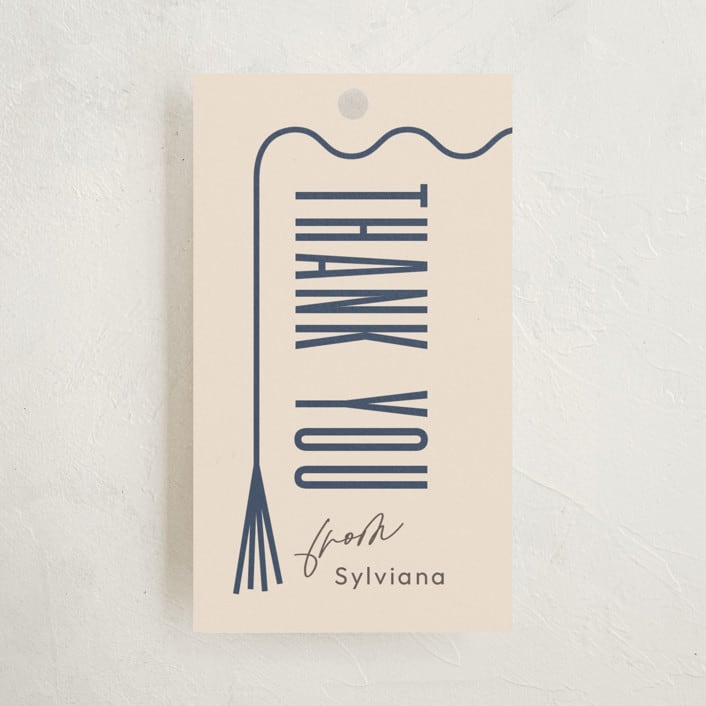 "Deneb" - Graduation Favor Tags in Elan by letterfix - Front