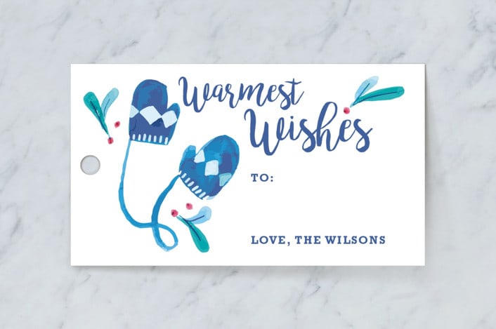 "Winter Warmers" - Gift Tags in Icy by Patrice Horvath - Front