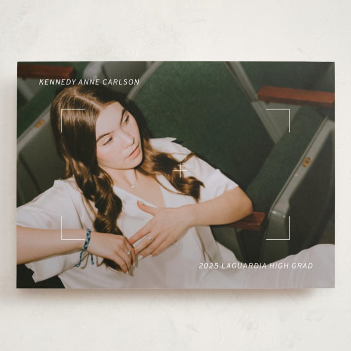"Focus" - Graduation Announcements in Cloud by Meggy Masters - Front