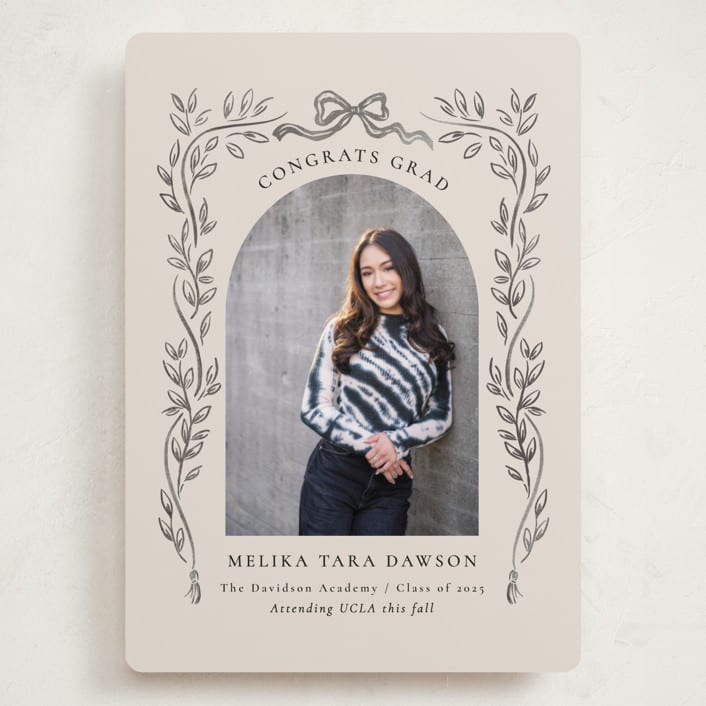 "Chic" - Graduation Announcements in Ink by Petra Kern - Front