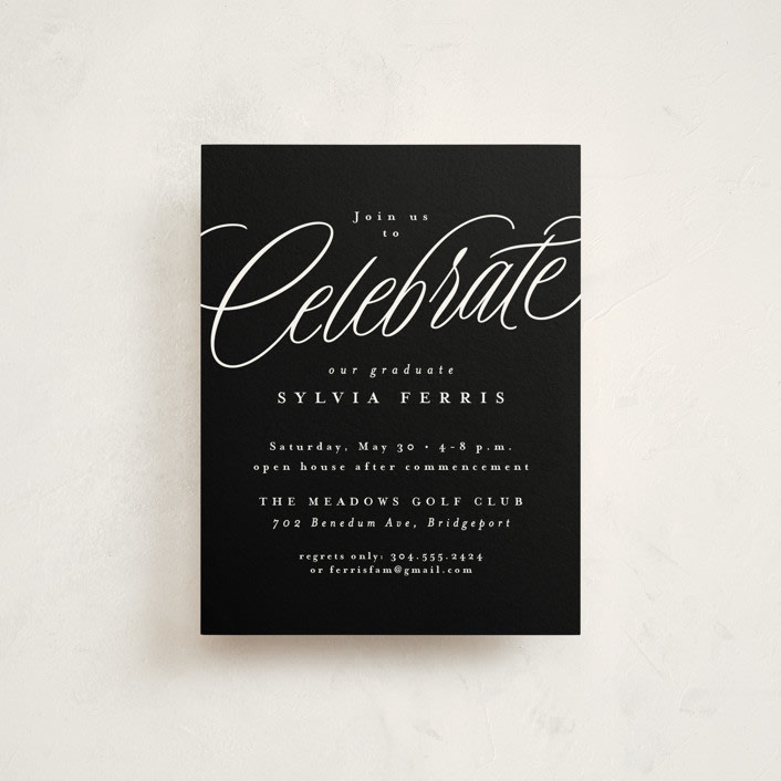 "Classic quad" - Graduation Insert Cards in Newspaper by Lea Delaveris - Front