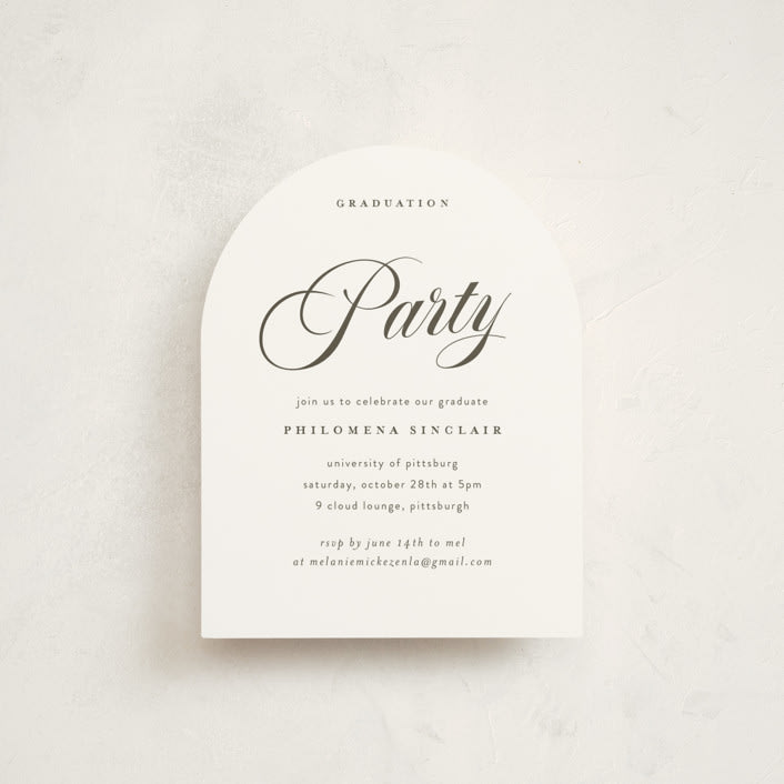 "mustacciuoli" - Graduation Insert Cards in Crystal by chocomocacino - Front