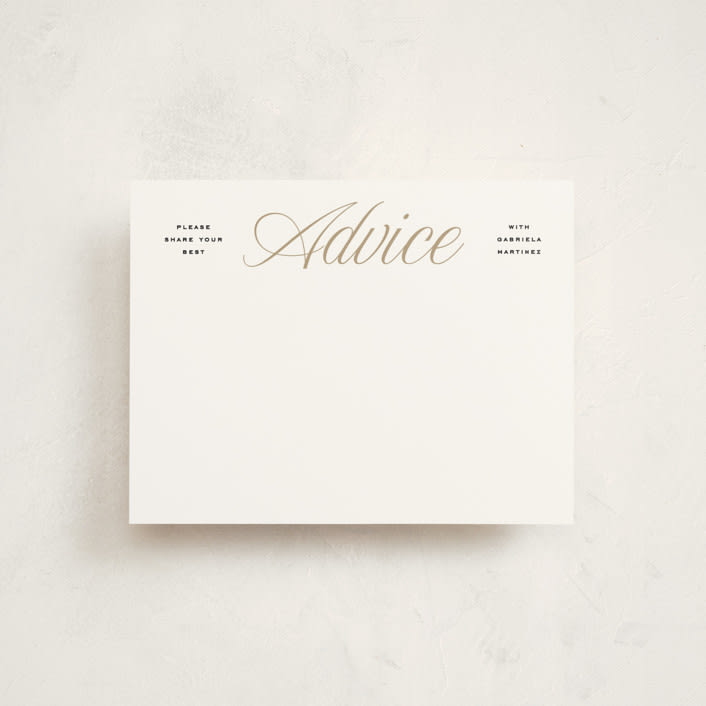 "Legato" - Graduation Insert Cards in Crisp Linen by Erin L. Wilson - Front