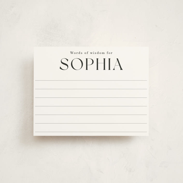 "Snapshot" - Graduation Insert Cards in Ink by Hudson meet Rose - Front