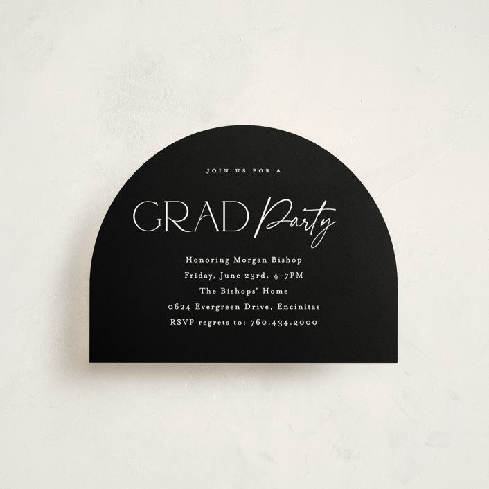 "Timeline" - Graduation Insert Cards in Ink by Carolyn MacLaren - Front