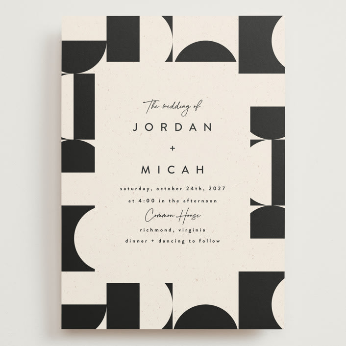 "Kenai" - Wedding Invitations in Shadow by Carly Reed Walker - Front