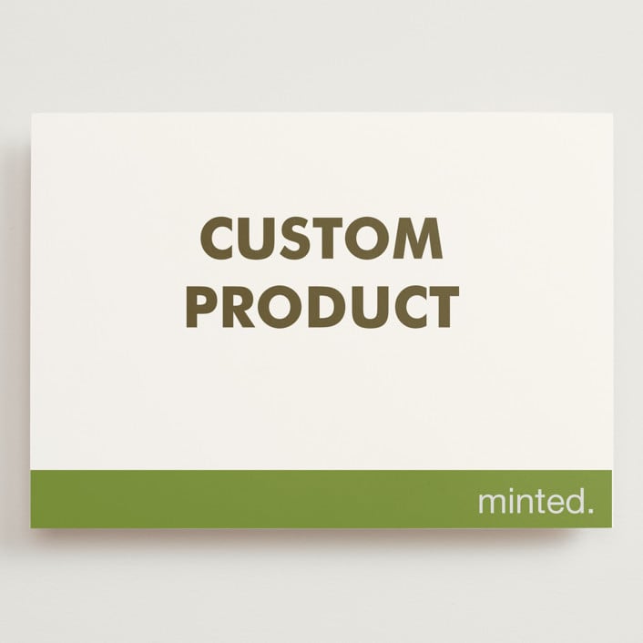 "Landscape" - Wedding Invitations in Charcoal by Minted Custom - Front