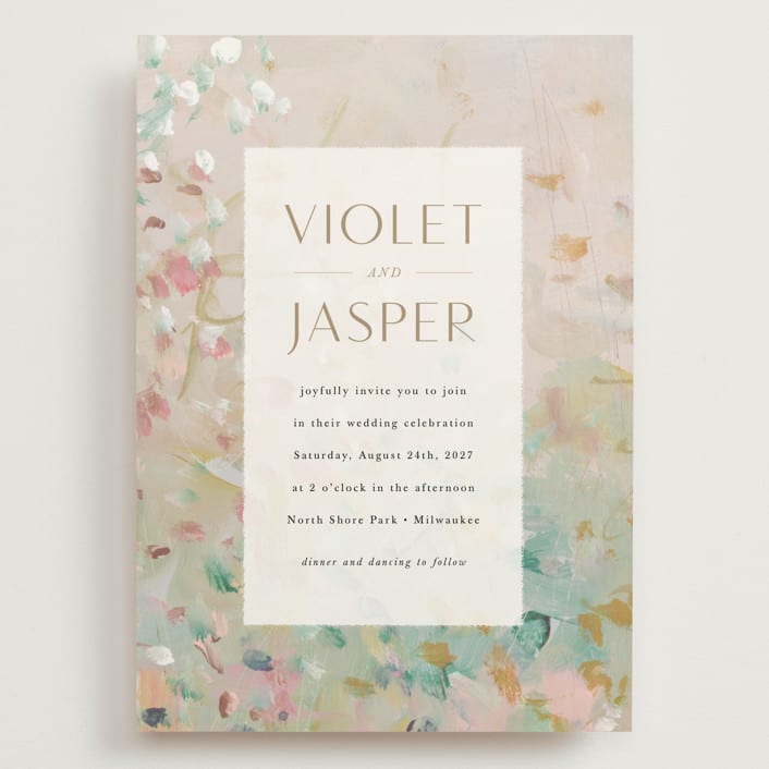 "english garden" - Wedding Invitations in Daffodil by Lindsay Megahed - Front