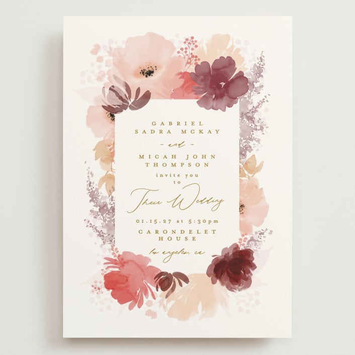 "autumn fest" - Wedding Invitations in Autumn by Phrosné Barwood - Front
