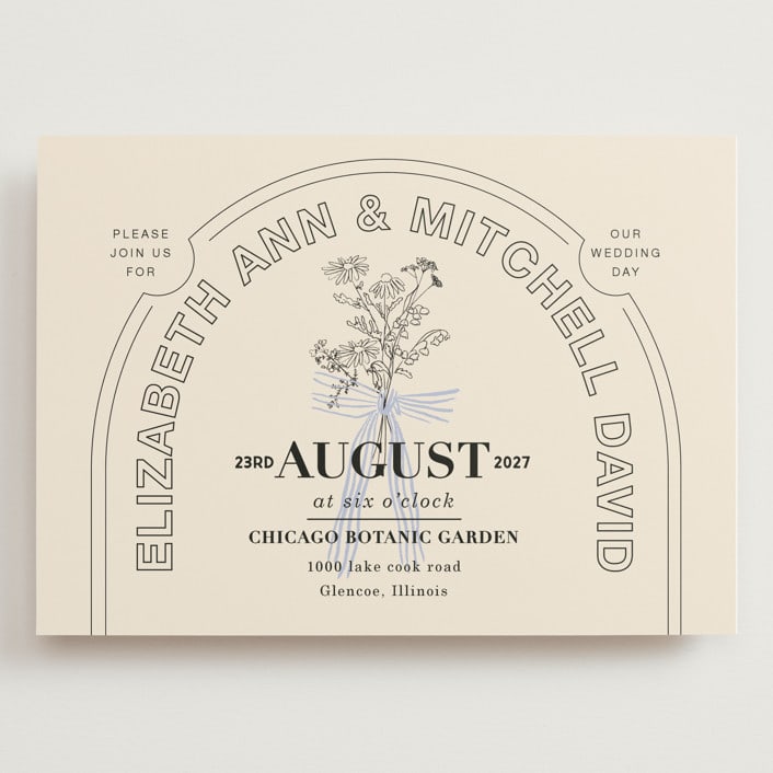 "Sealed" - Wedding Invitations in Daisy by Baumbirdy - Front