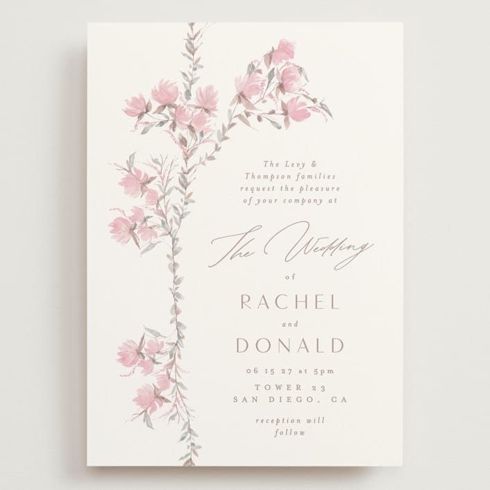 "butter blossoms" - Wedding Invitations in Posie by Phrosné Barwood - Front