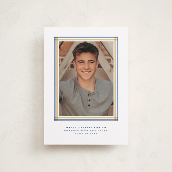 "Woven frame" - Graduation Announcements in Night Sky by Lea Delaveris - Front