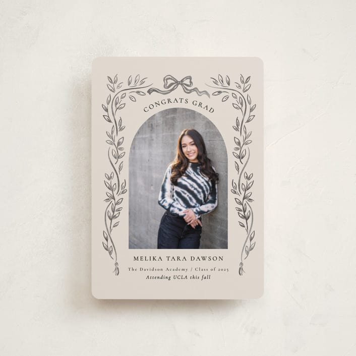 "Chic" - Graduation Announcements in Ink by Petra Kern - Front