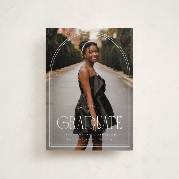"Brilliant Day" - Graduation Announcements in Cotton by Carmia Jordaan - Front