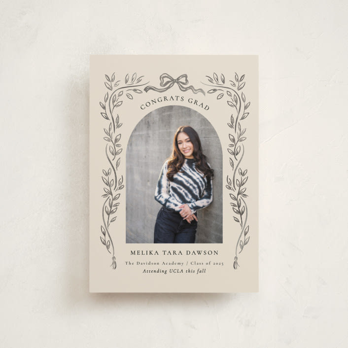 "Chic" - Graduation Announcements in Ink by Petra Kern - Front