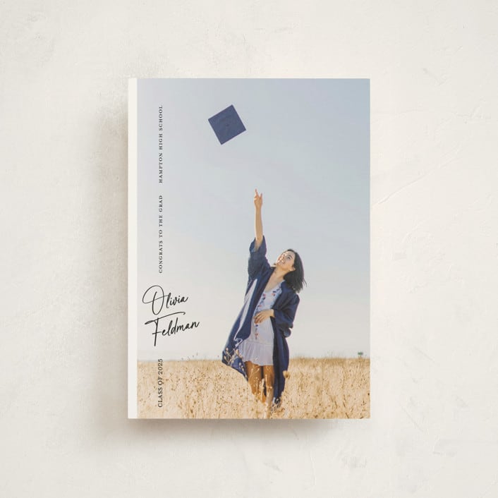 "Lift Off" - Graduation Announcements in Ink by Paper Raven Co. - Front