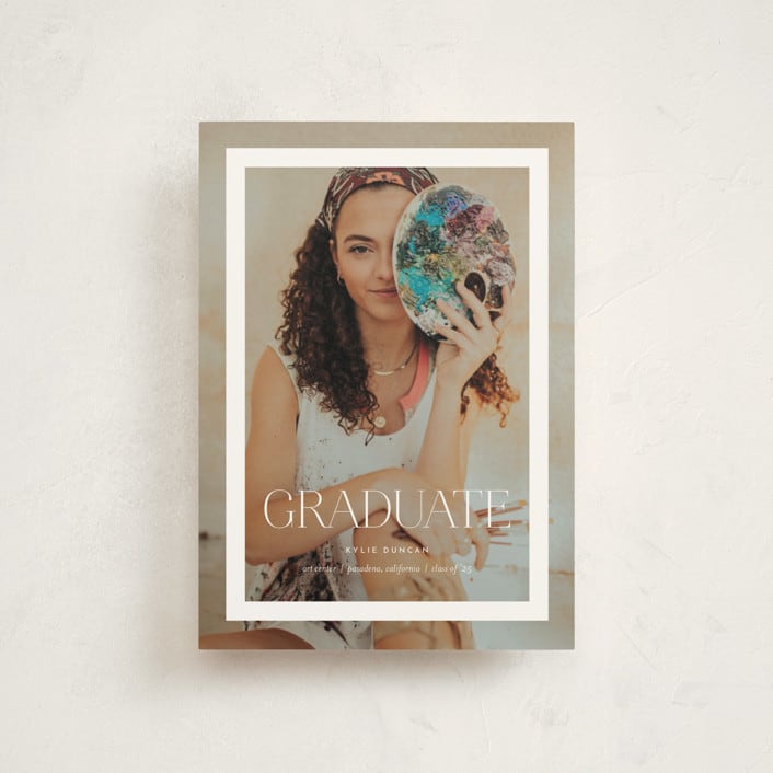 "framed graduate" - Graduation Announcements in Cloud by Eric Clegg - Front