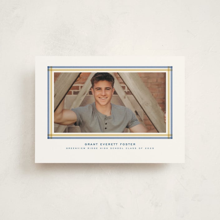 "Woven frame" - Graduation Announcements in Night Sky by Lea Delaveris - Front