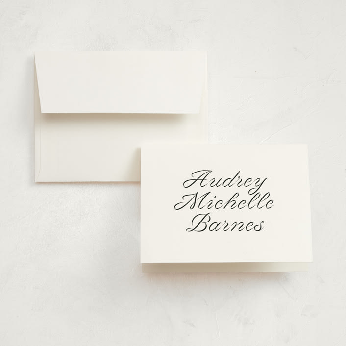 "Ribbons and Cords" - Graduation Thank You Cards in Ink by Megan Davis - Front