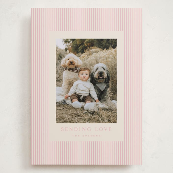 "The Prep" - Valentine's Day Cards in Peony by Kristie Kern - Front