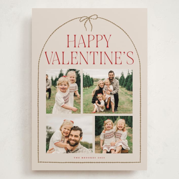"frame bow" - Valentine's Day Cards in Pudding by Vivian Yiwing - Front