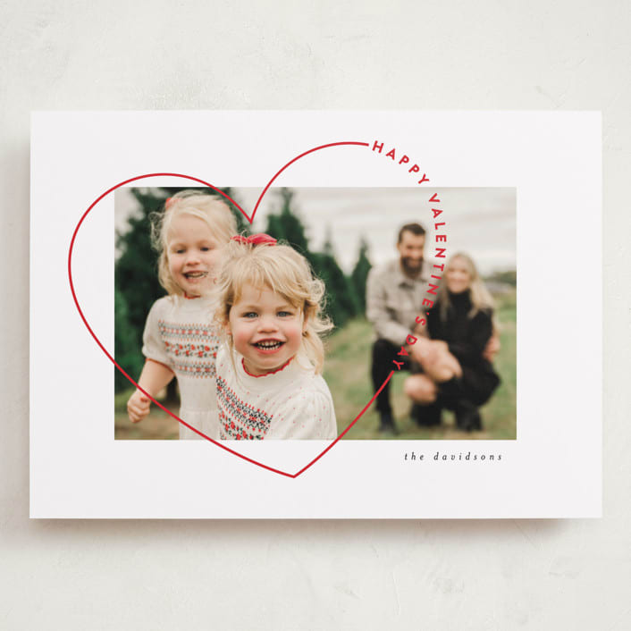 "Valentine Frame" - Valentine's Day Cards in Cotton by Iveta Angelova - Front