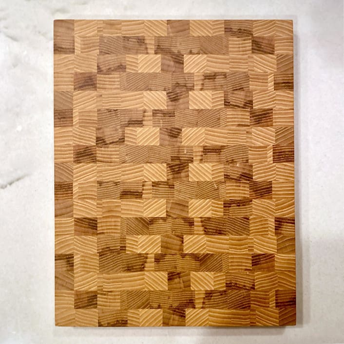"White Ash End Grain Cutting Board" - Cutting Boards in black by Sara Butorac